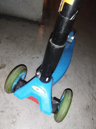 Patinete 3 Ruedas Azul