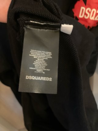 Sudadera DSquared2 Negra Talla XXL