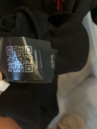Sudadera DSquared2 Negra Talla XXL