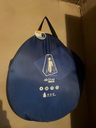 Tienda Ducha/Cambiador Camping Aktive Azul