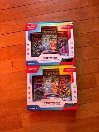 2x Coleção Pokémon TCG First Partner Series 3