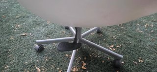 3 Sillones de oficina blancos giratorios pecero me