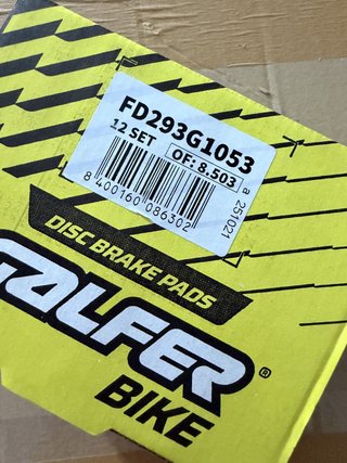 Caja 12 Pastillas Galfer FD293G1053 Deore Tektro