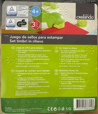 Juego de sellos CRELANDO para estampar