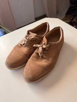 Zapatos Derby Ante Zara Talla 42