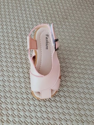 Sandalias niña rosa pie 17cm