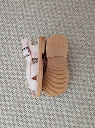 Sandalias niña rosa pie 17cm