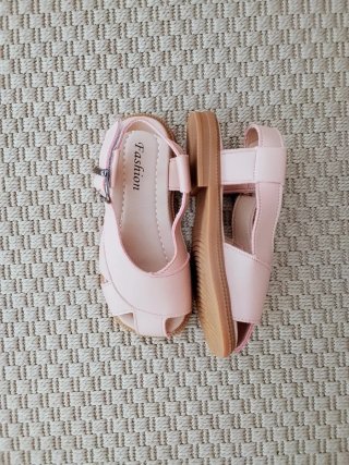Sandalias niña rosa pie 17cm