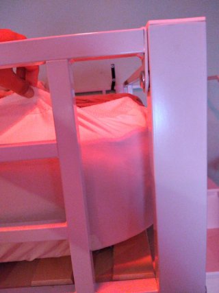 Cama litera  con escaleras y estanterías Somir col