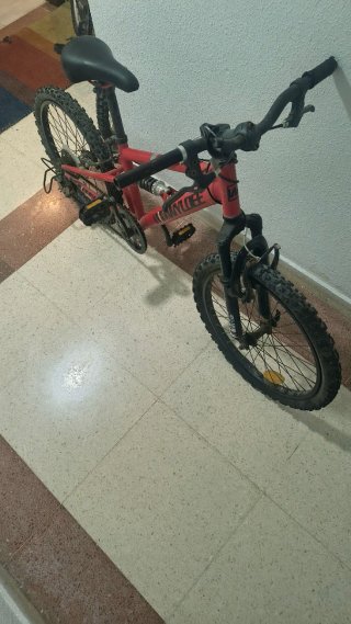 MTB juvenil 24" Doble suspension