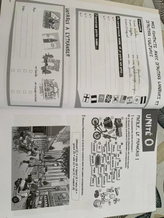 Libro de francés 1 ESO.
