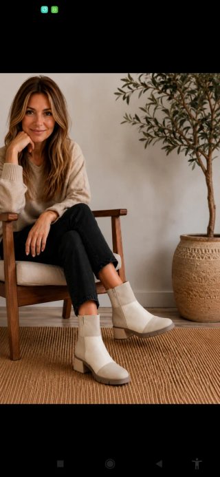 Botines The ART Co.Talla 41 Piel Beige a estrenar