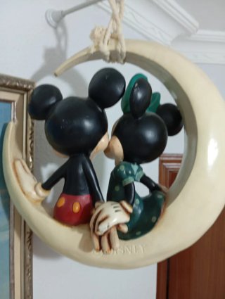 Figura Mickey y Minnie Luna Disney.