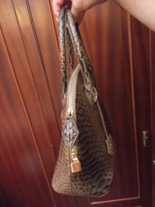 Bolso de piel serpiente señora