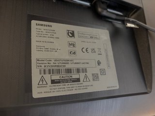TV Samsung 43” 4K UHD Crystal UHD