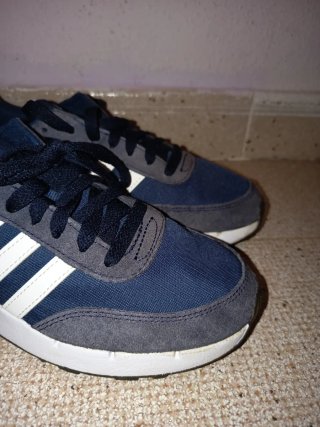 Zapatillas Adidas Mujer Azul y Blanco