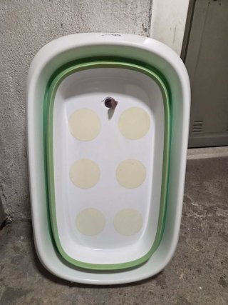 Bañera portátil para bebé plegable