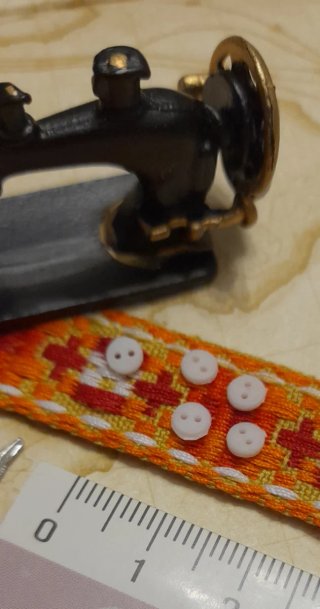 Miniaturas Casa Muñecas: Máquina Coser