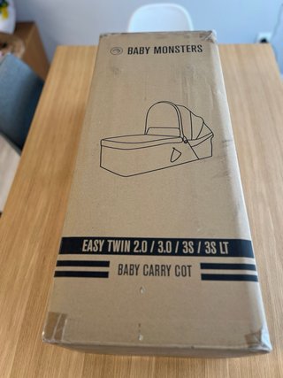 Capazo DERECHO Baby Monsters Easy Twin NUEVO