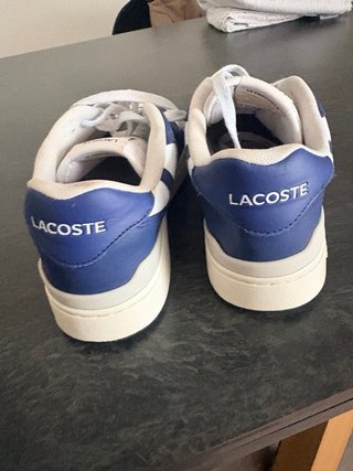 Zapatillas Lacoste Azul y Blanco