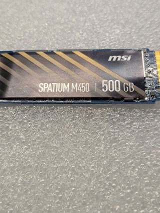 ☑️NVMe M.2 MSI Spatium M450 500GB