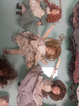 Muñecas antiguas de porcelana