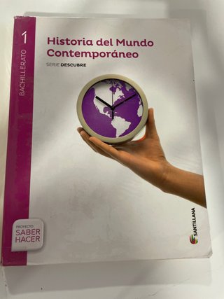 Historia del mundo contemporáneo, 1 bachillerato