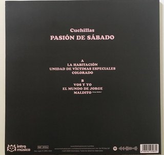 Vinilo CUCHILLAS Rosa Precintado
