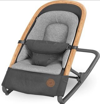 Hamaca bebé Maxi-Cosi gris y madera