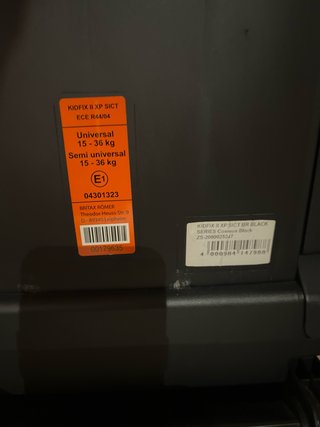 Silla de coche Britax Römer Negra