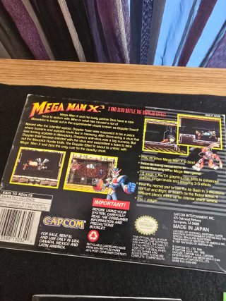 Mega Man X3 SNES Capcom