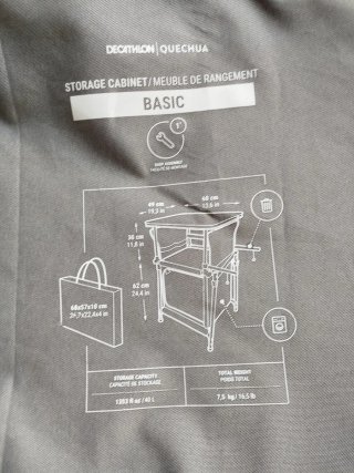 Mueble Cocina Camping Plegable