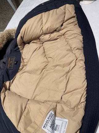 Giacca Woolrich blu e beige taglia S