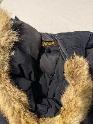 Giacca Woolrich blu e beige taglia S