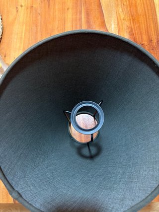 Pantalla de lámpara oscura Zara Home
