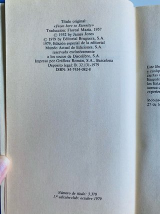 De aquí a la eternidad