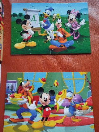 2 Puzzles de Madera Disney Mickey Mouse Clubhouse