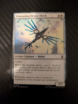 Wakandan Drone Flock - Magic The Gathering