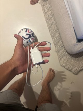 Cargador Apple iPhone Blanco