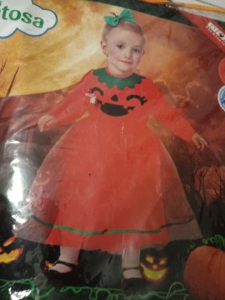 Disfraz calabaza bebé Atosa