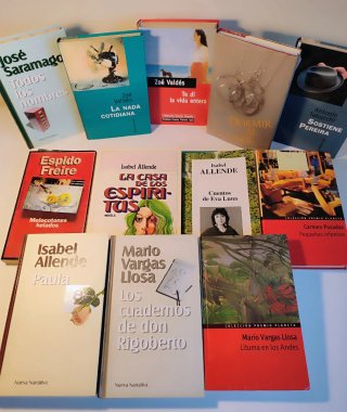 Autores de lengua española, muchos premiados.