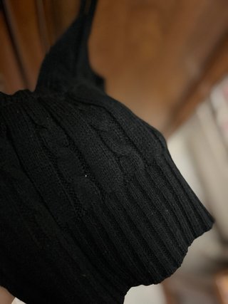 Top nero Shein maglia S