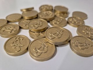 5 Monete One Piece Oro PLA