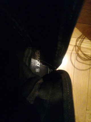 Botas altas negras con cordones