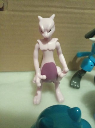Figuras Pokémon Snorlax y Blastoise