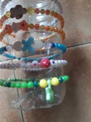 Pulseras tobilleras abalorios