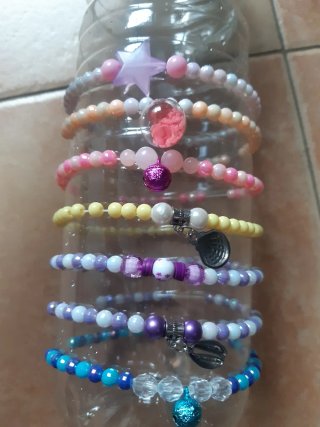Pulseras tobilleras abalorios