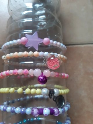 Pulseras tobilleras abalorios