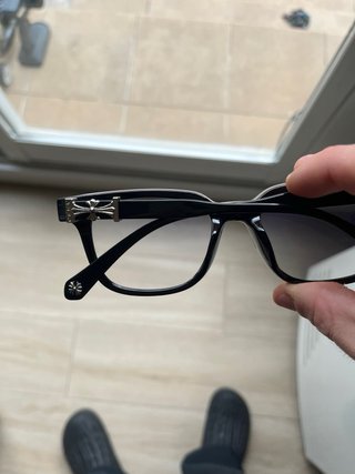 Gafas Chrome Hearts Negras
