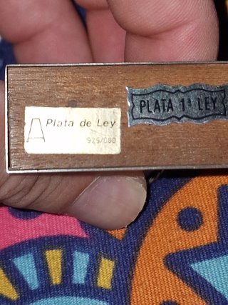 Secante de Mesa Antiguo en Plata de Ley 925